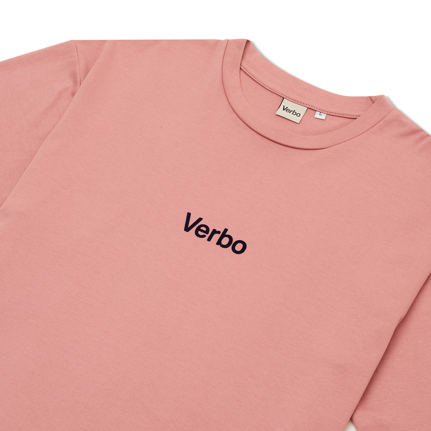 VERBO Flocking Boxy Tee (Rose Tan)