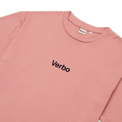 VERBO Flocking Boxy Tee (Rose Tan)