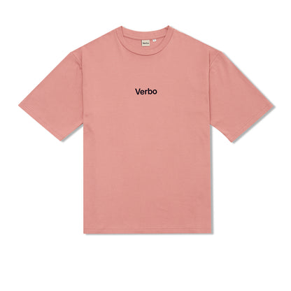 VERBO Flocking Boxy Tee (Rose Tan)
