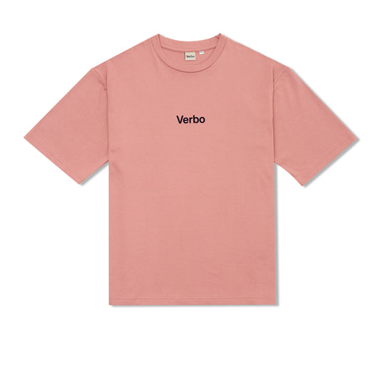 VERBO Flocking Boxy Tee (Rose Tan)