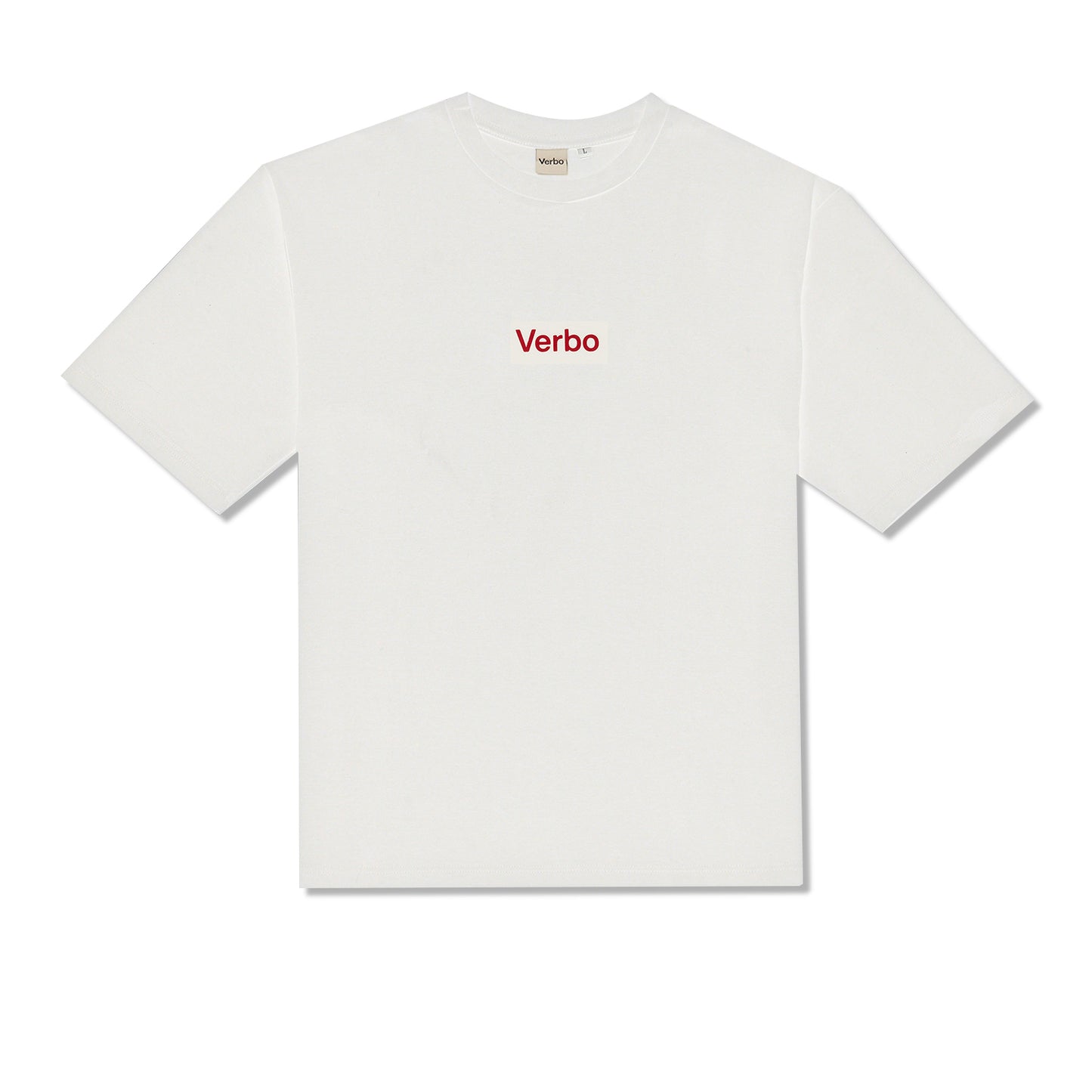 VERBO Flocking Boxy Tee (Broken White)