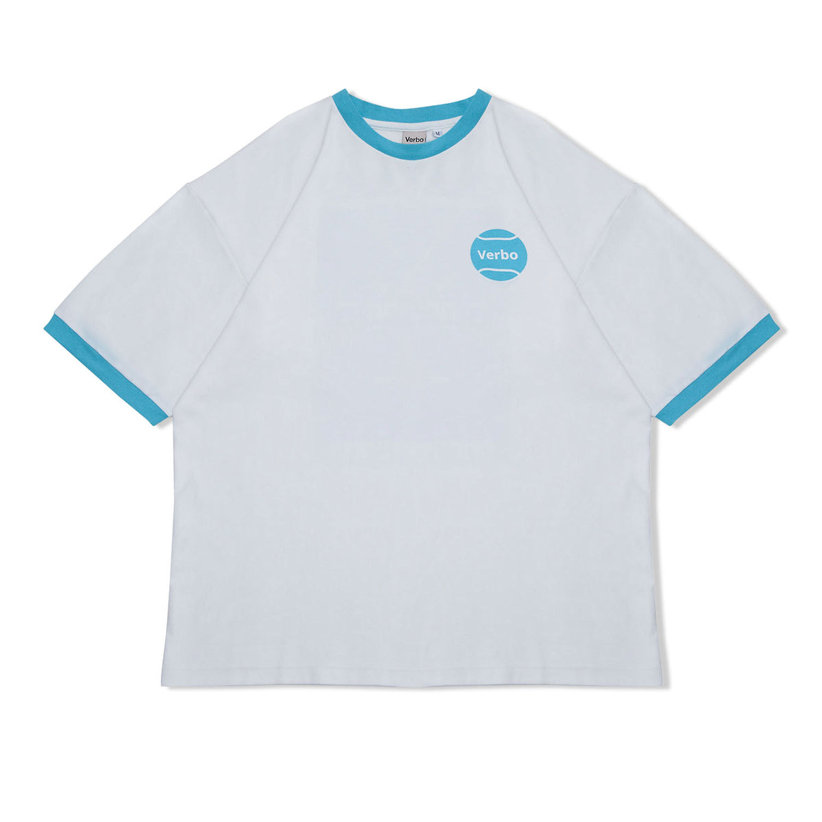 VERBO Padel Club Tee - Broken White / Powder Blue