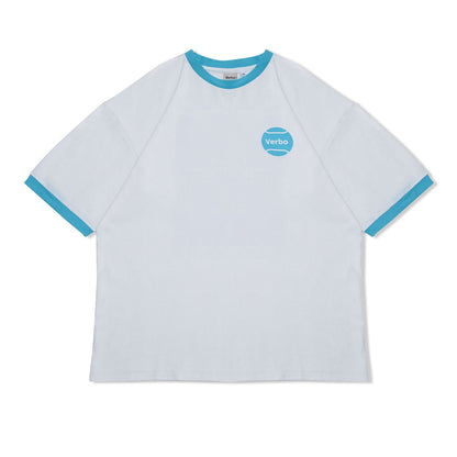VERBO Padel Club Tee - Broken White / Powder Blue