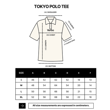 VERBO Tokyo Polo Tee (Ivory)